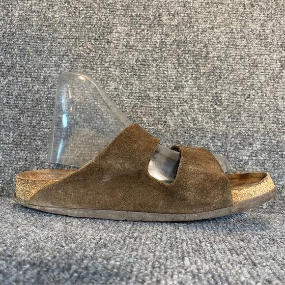 Birkenstock Arizona Suede Sandals Size 34 Brown Comfort Shoes Women 4 Kids 3-3.5 - Picture 2 of 7